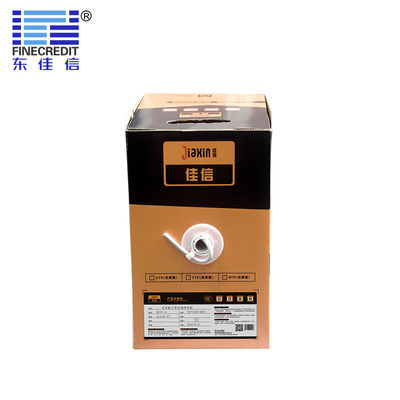 Cat6 FTP 1000ft Ethernet Cable , 23AWG BC Conductor Single Core Copper Wire