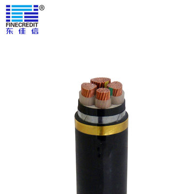 YJY YJV Low Smoke Halogen Free Cable PVC Sheath Copper Electrical Wires 3×95+1×50mm2