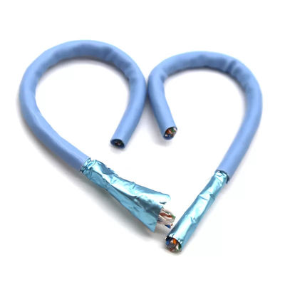 Qualità guaina flessibile del PVC dell'HDPE del cavo della rete di CAT 6A del conduttore del ftp OFC di 0.58mm fabbrica